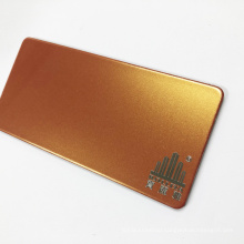 Golden Combustible Fire Rated Fireproof ACP Aluminium Composite Panel Cladding